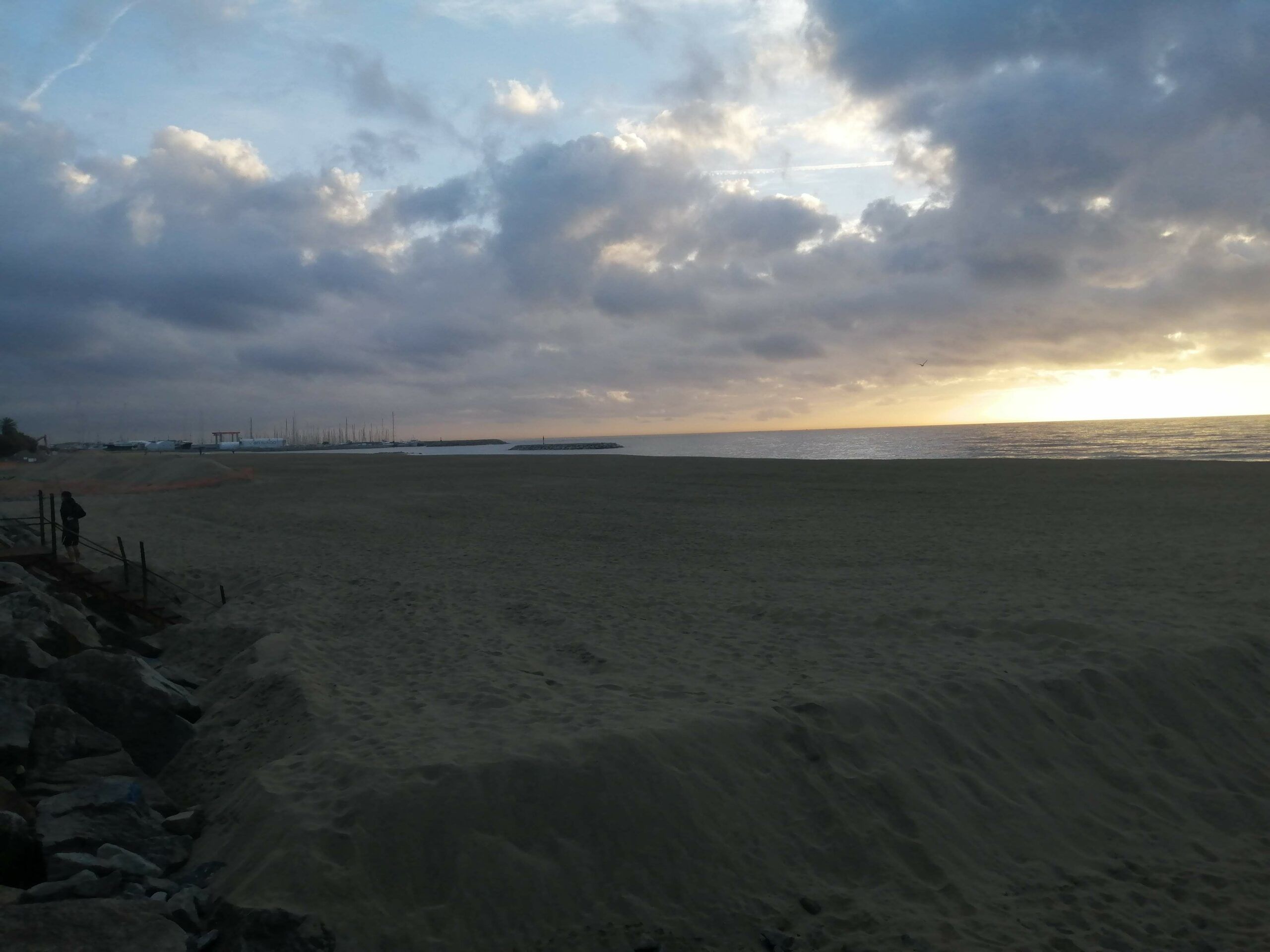 Platja del pla de l'os de Premià de Mar